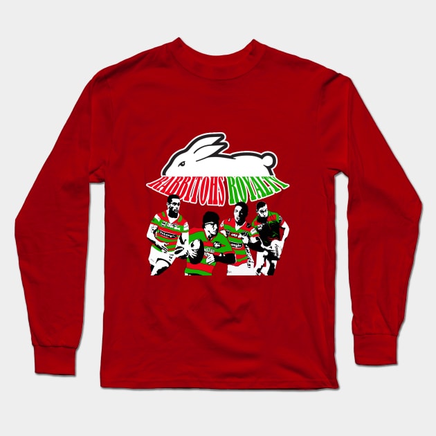 South Sydney Rabbitohs - RABBITOHS ROYALTY Long Sleeve T-Shirt by OG Ballers